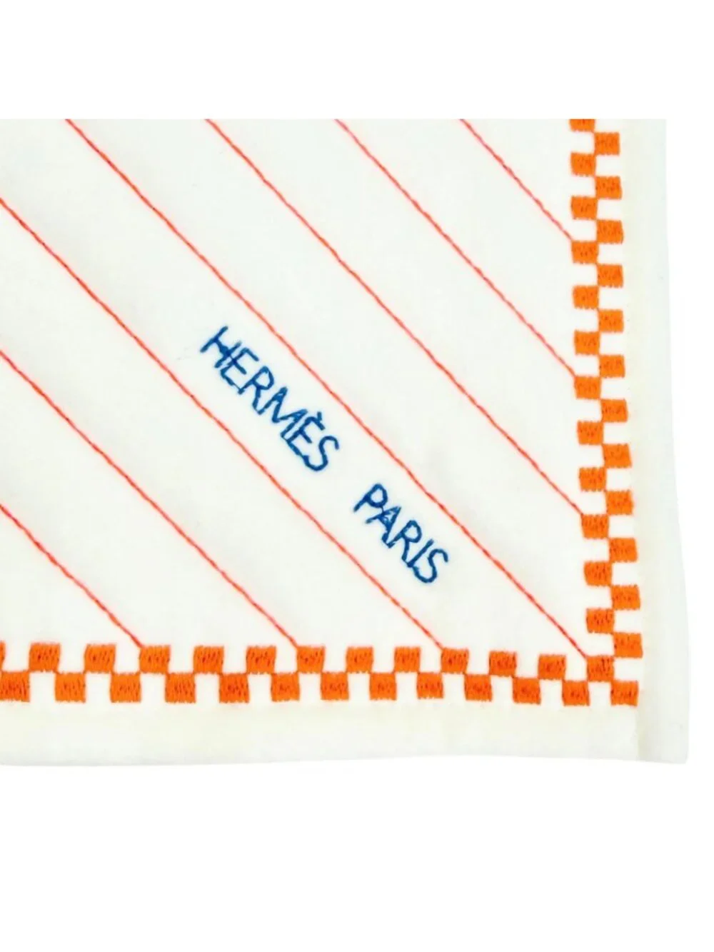 Hermes Quilted Cover Animo Natte Wool Cashmere Ecru Blanket